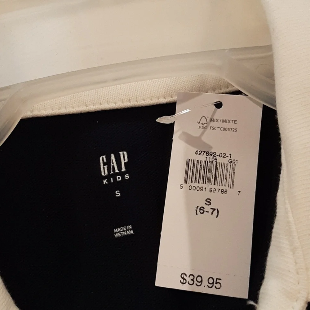 GAP Kids Colorblock Shirt - Navy, Green, Burgundy NWT